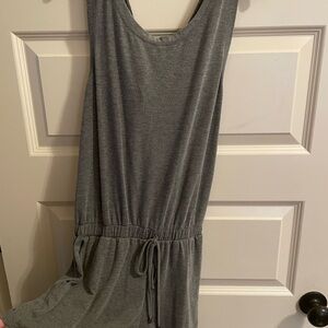 Derek Heart Gray Jumpsuit